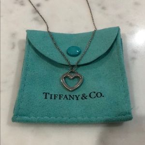 Tiffany & Co. Open heart necklace